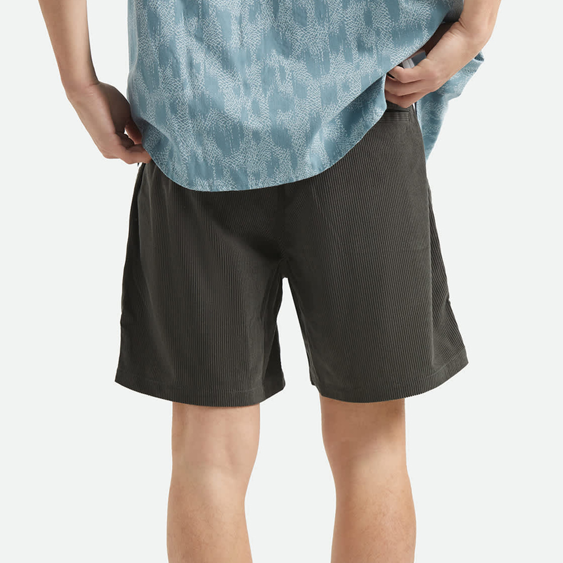 Brixton - Everyday Corduroy Short Vintage Black - 4