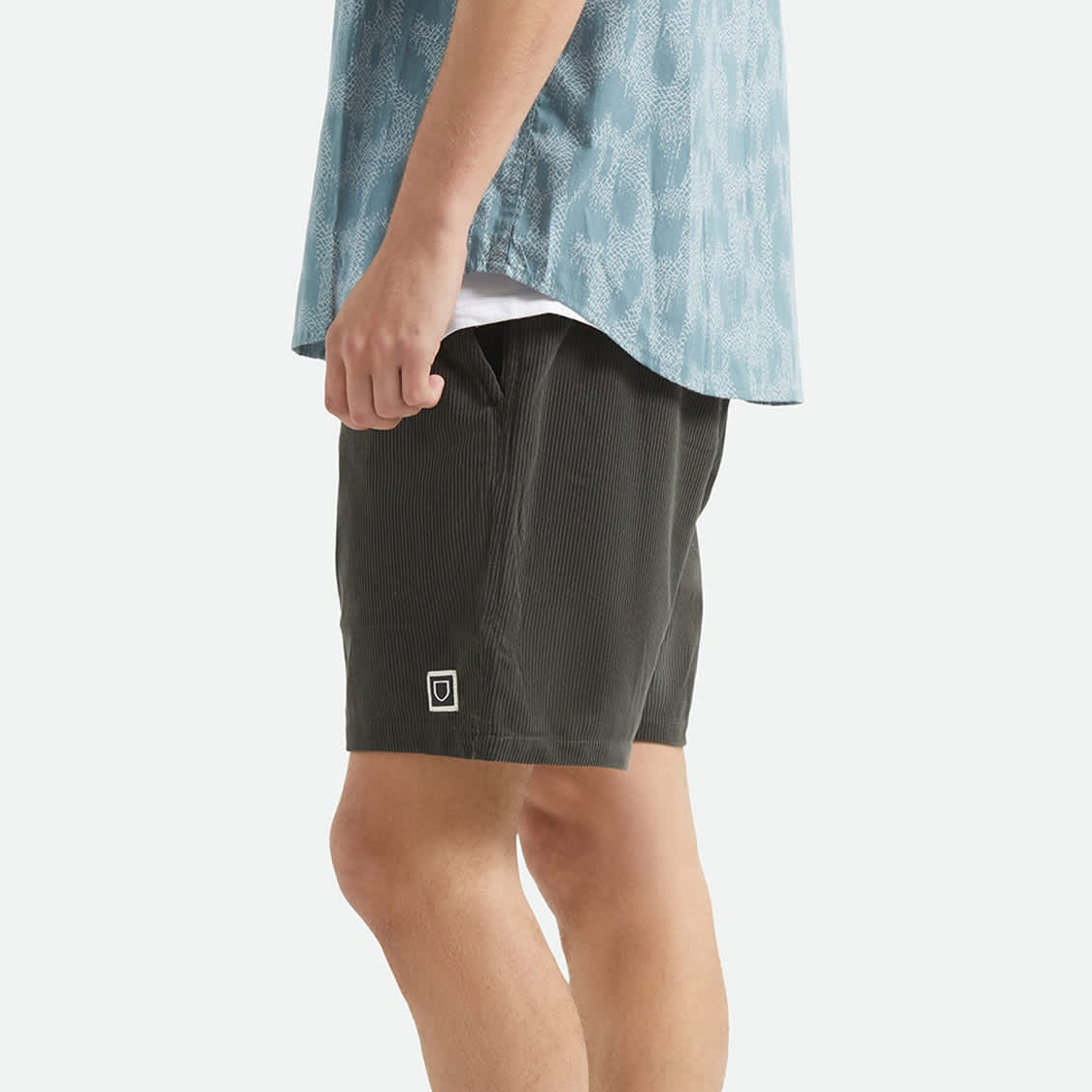 Brixton - Everyday Corduroy Short Vintage Black - 3