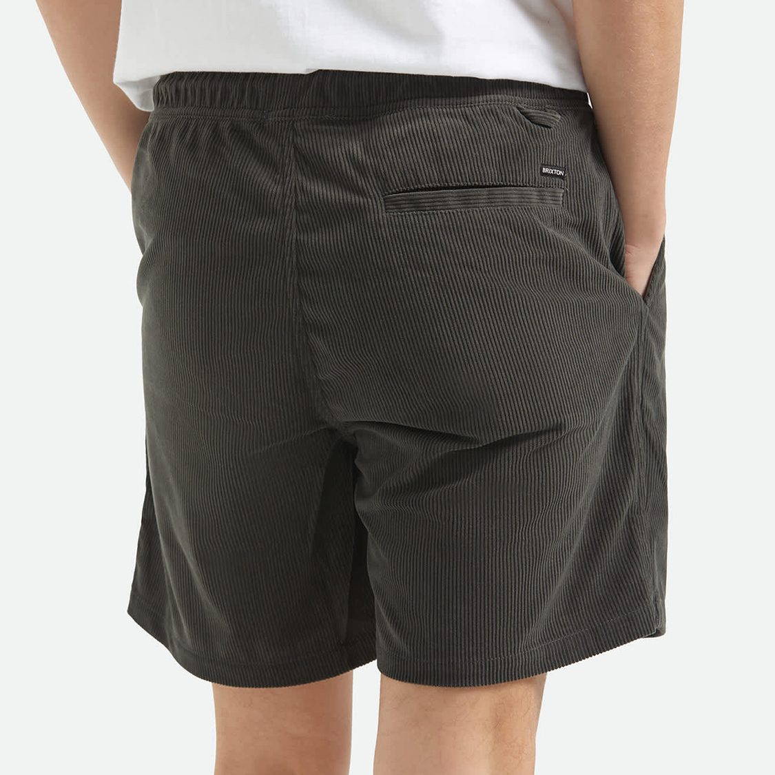 Brixton - Everyday Corduroy Short Vintage Black - 5