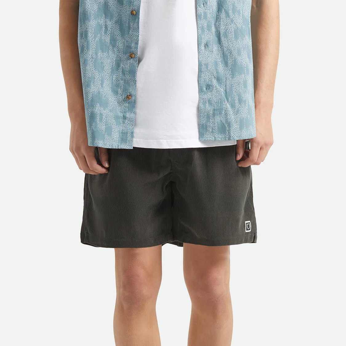 Brixton - Everyday Corduroy Short Vintage Black - 2