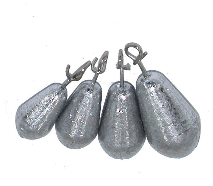 Clip-on weights from Armada. Easily adjust the lure's depth to suit the day's conditions with these weights that you attach to the jig.