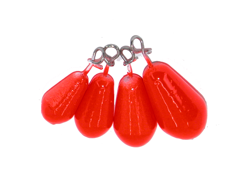 Clip-on weights from Armada. Easily adjust the lure's depth to suit the day's conditions with these weights that you attach to the jig.