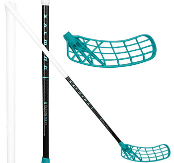 SALMING Q-Series Carbon Pro 2.0 Trident Touch X 29 black/laguna blue