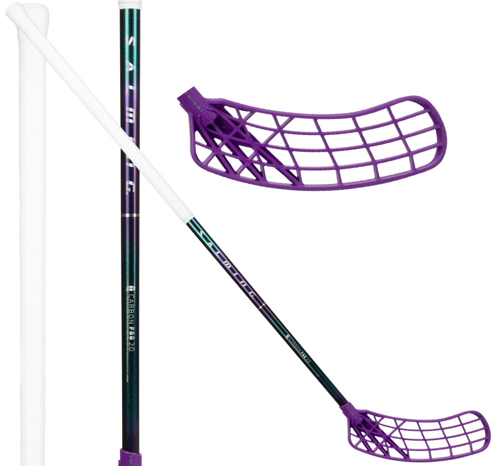 SALMING Q-Series Carbon Pro 2.0 Trident Touch X 27 purple/blue