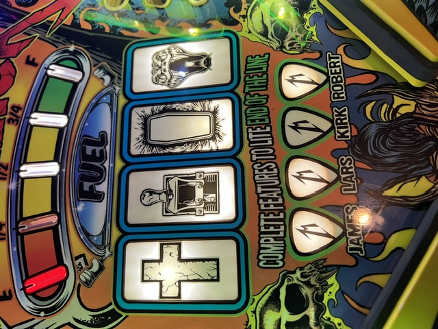 Flipperspel - Metallica PRO - 4