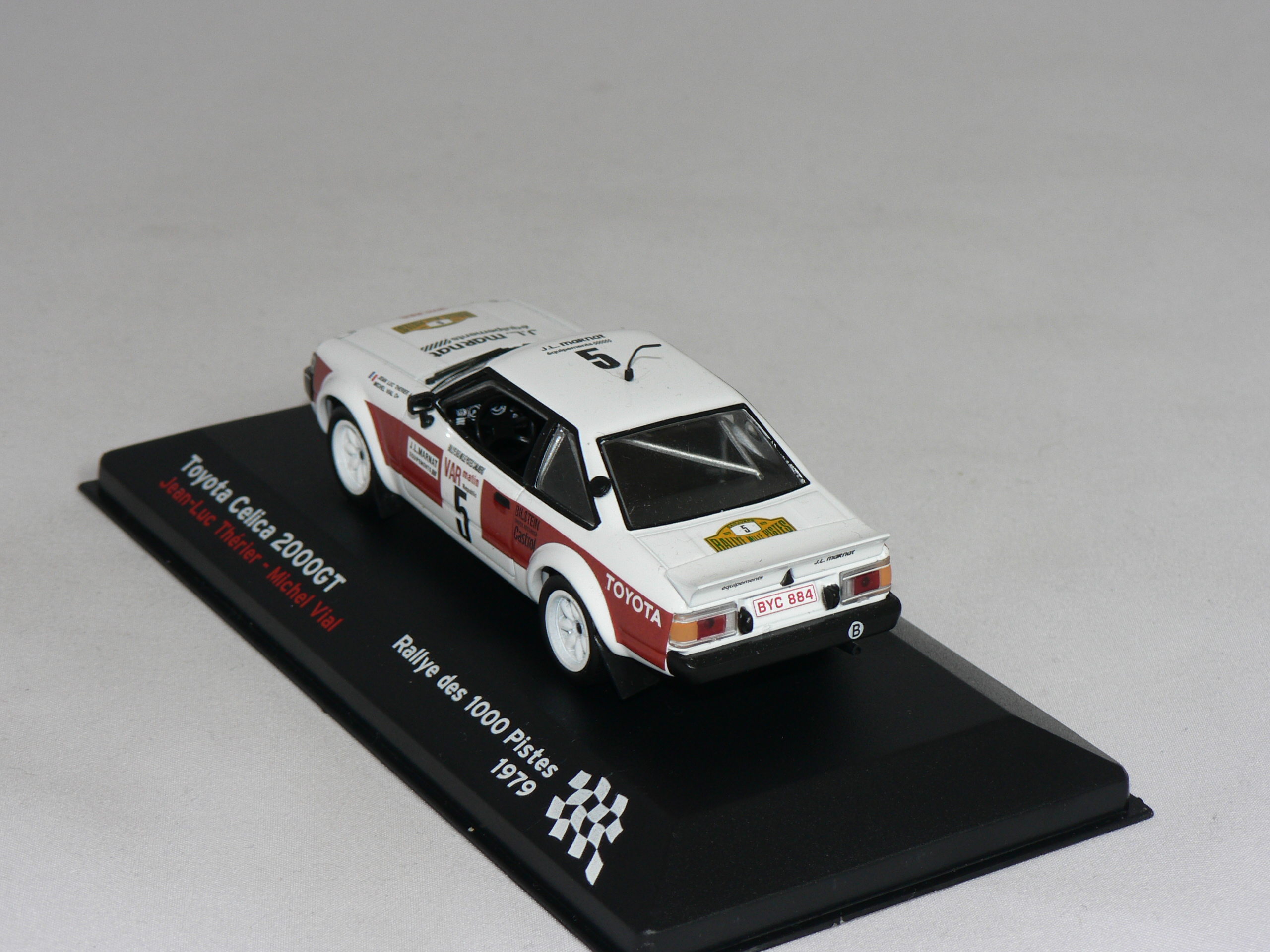 Toyota Celica  2000 GT #5  1979    J.L.Therier - M. Vial 1:43  Champion Rally Cars - 2