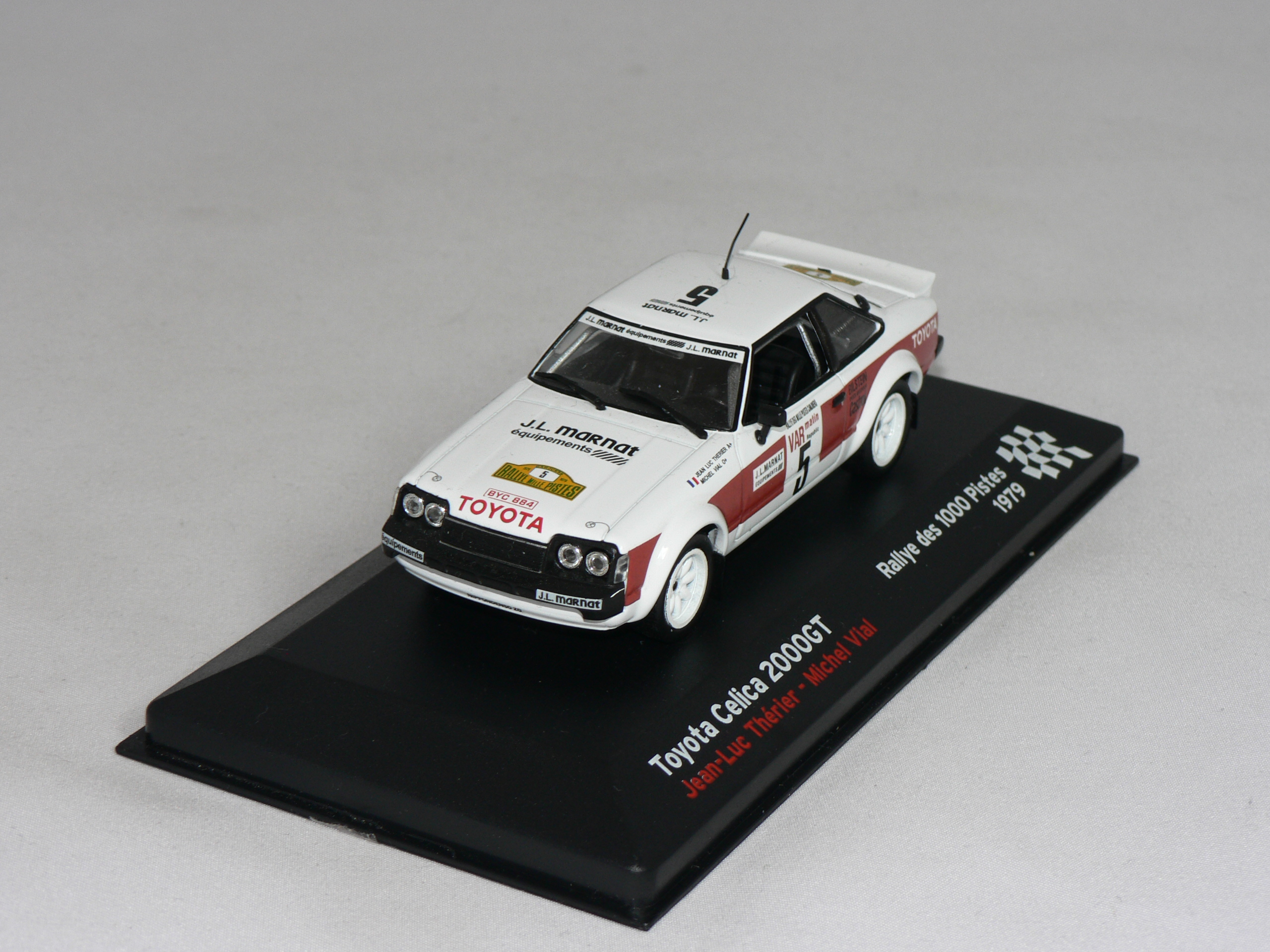 Toyota Celica  2000 GT #5  1979    J.L.Therier - M. Vial 1:43  Champion Rally Cars