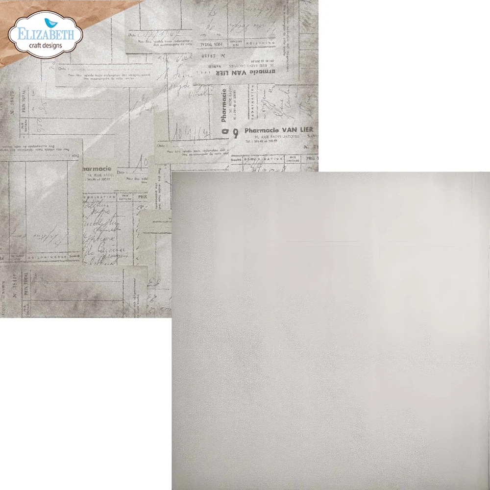 Elizabeth  -  Printed Cardstock -12x12 - Backgrounds Volume 5 - 2