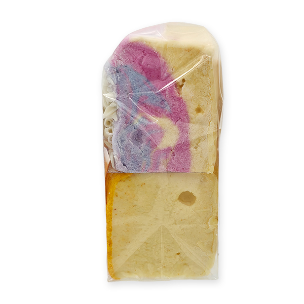 Marshmallows 2 bitar Regnbåge/Passion, 65 g - 3
