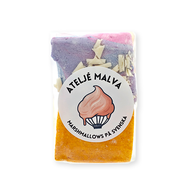 Marshmallows 2 bitar Regnbåge/Passion, 65 g - 2