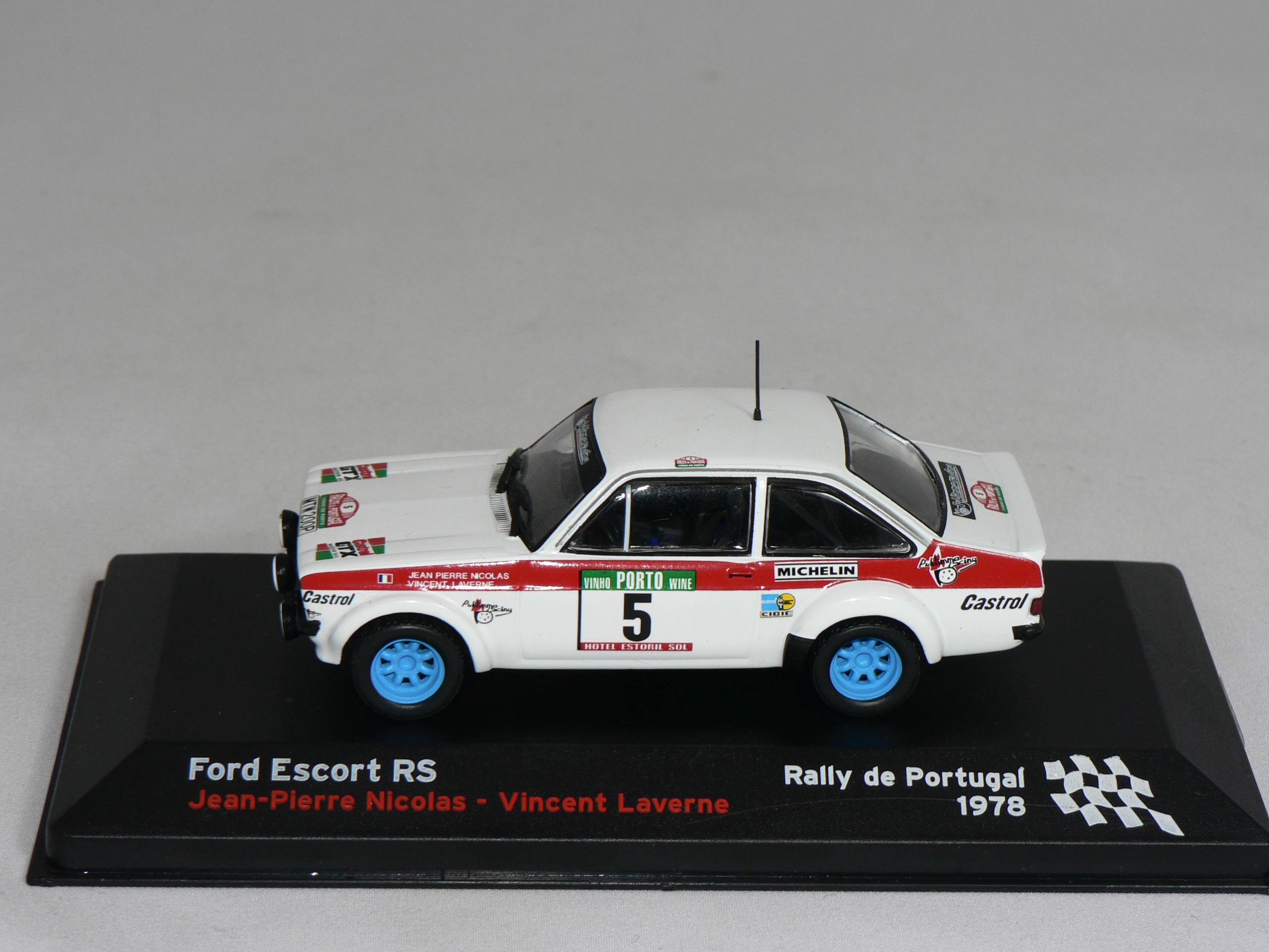 Ford Escort RS   #5  1978  J.P  Nicolas -V. Laverne  1:43   Champion Rally Cars - 3