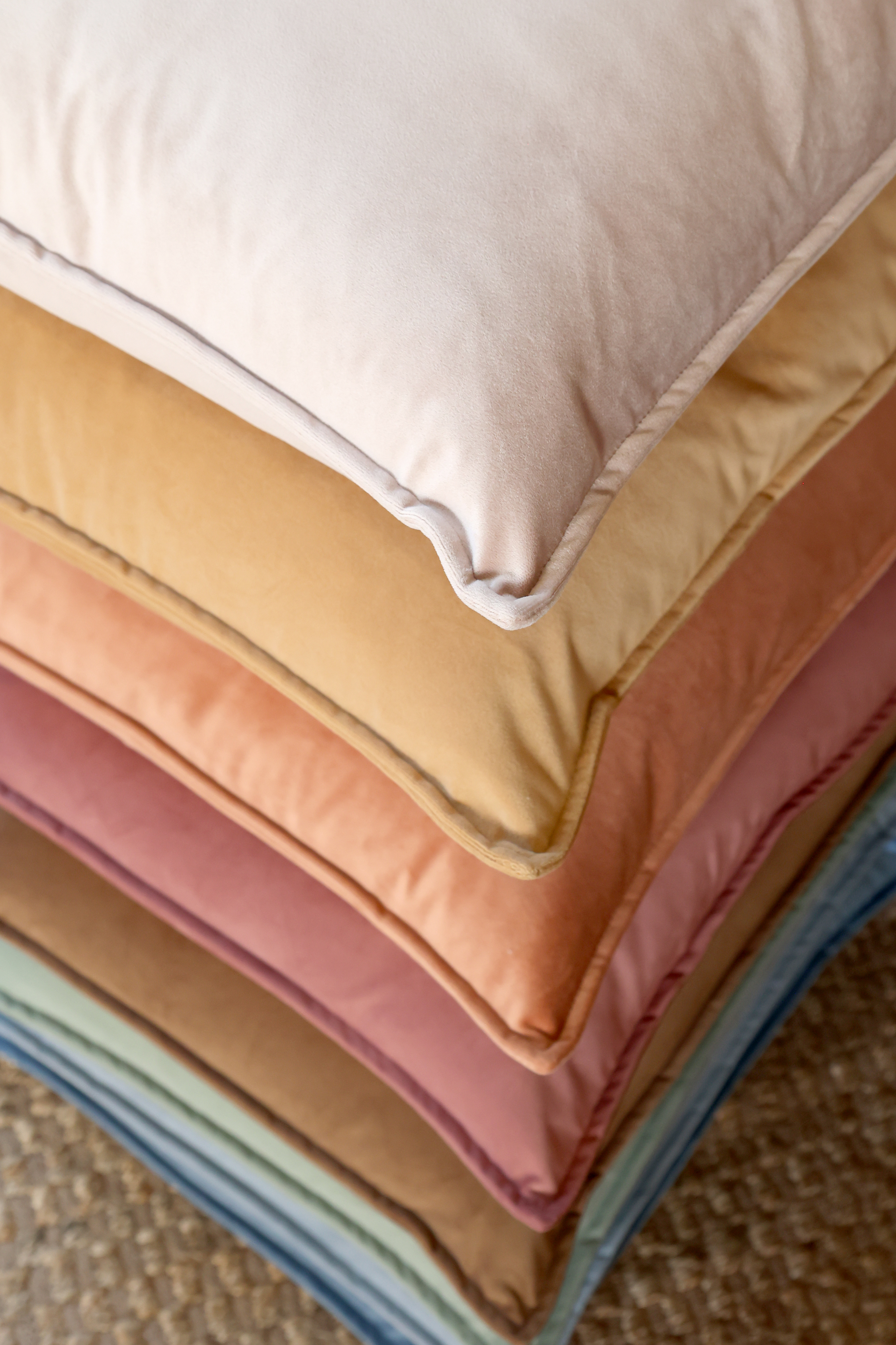Kuddfodral Sammet Mandarin 50x50cm - 6