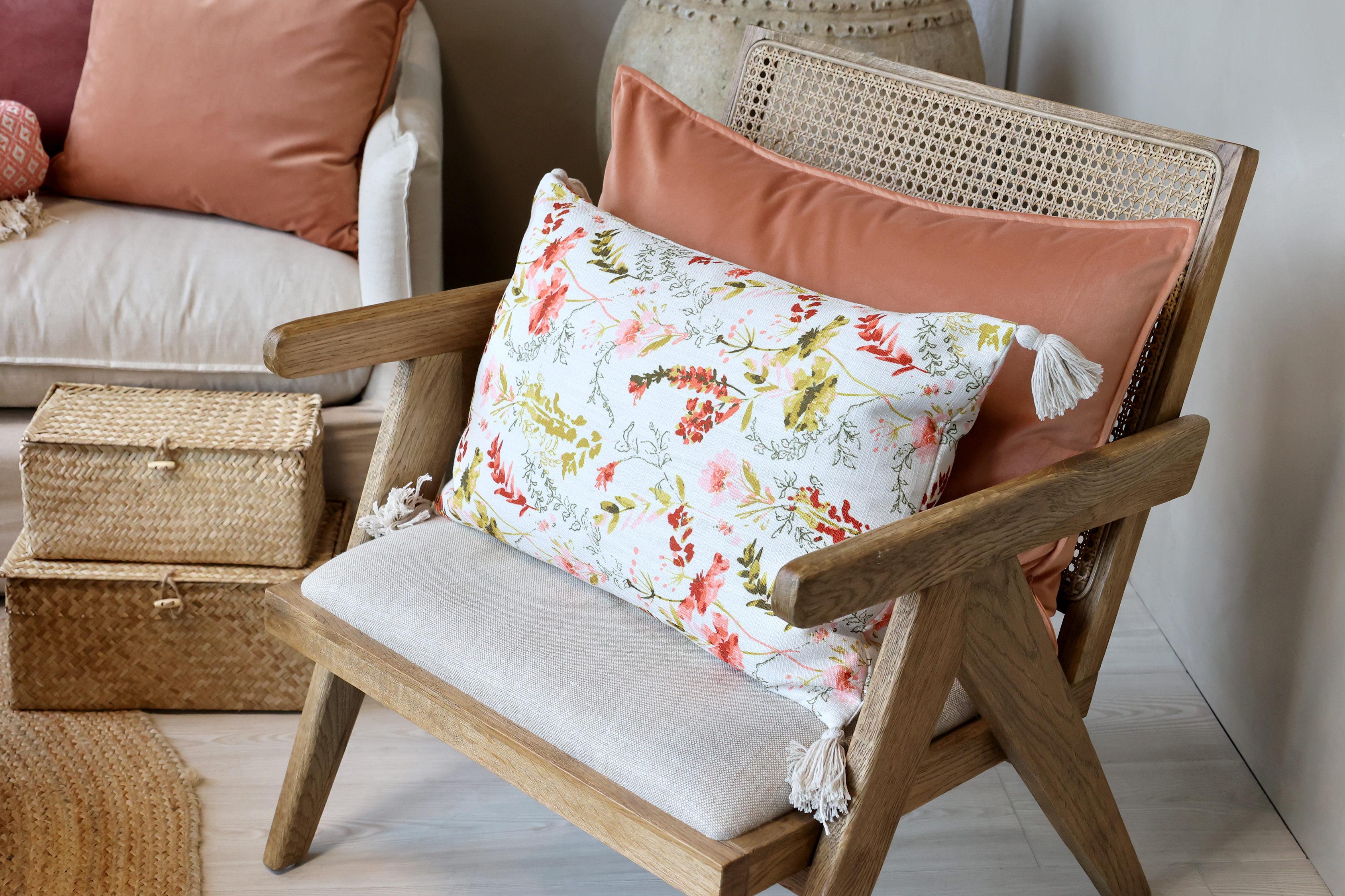Kuddfodral Sammet Mandarin 50x50cm - 4