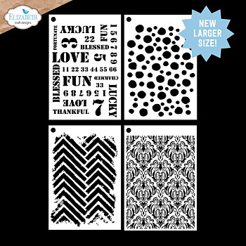 Elizabeth Craft - Journal Stencils 11