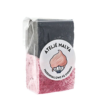 Marshmallows 2 bitar Hallon/Lakrits, 65 g