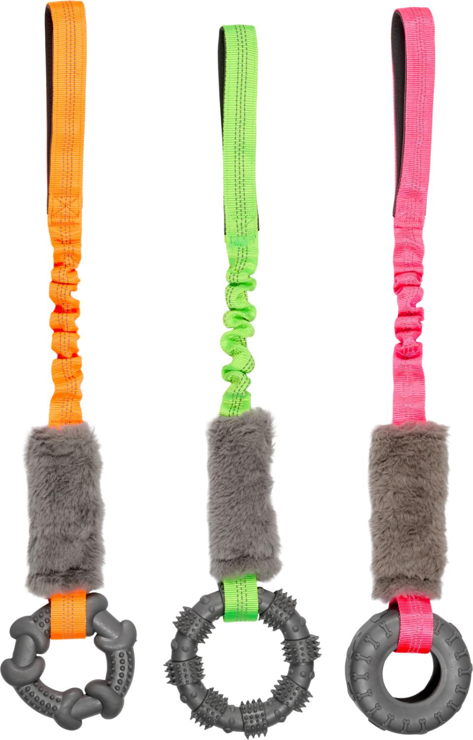 Hundleksak Companion Bungee-Leksak Med TPR-Ring Flerfärgad TPR: Ø 10cm x Längd: 53cm