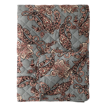 Pläd Paisleymönstrad Quiltad 180x130cm 