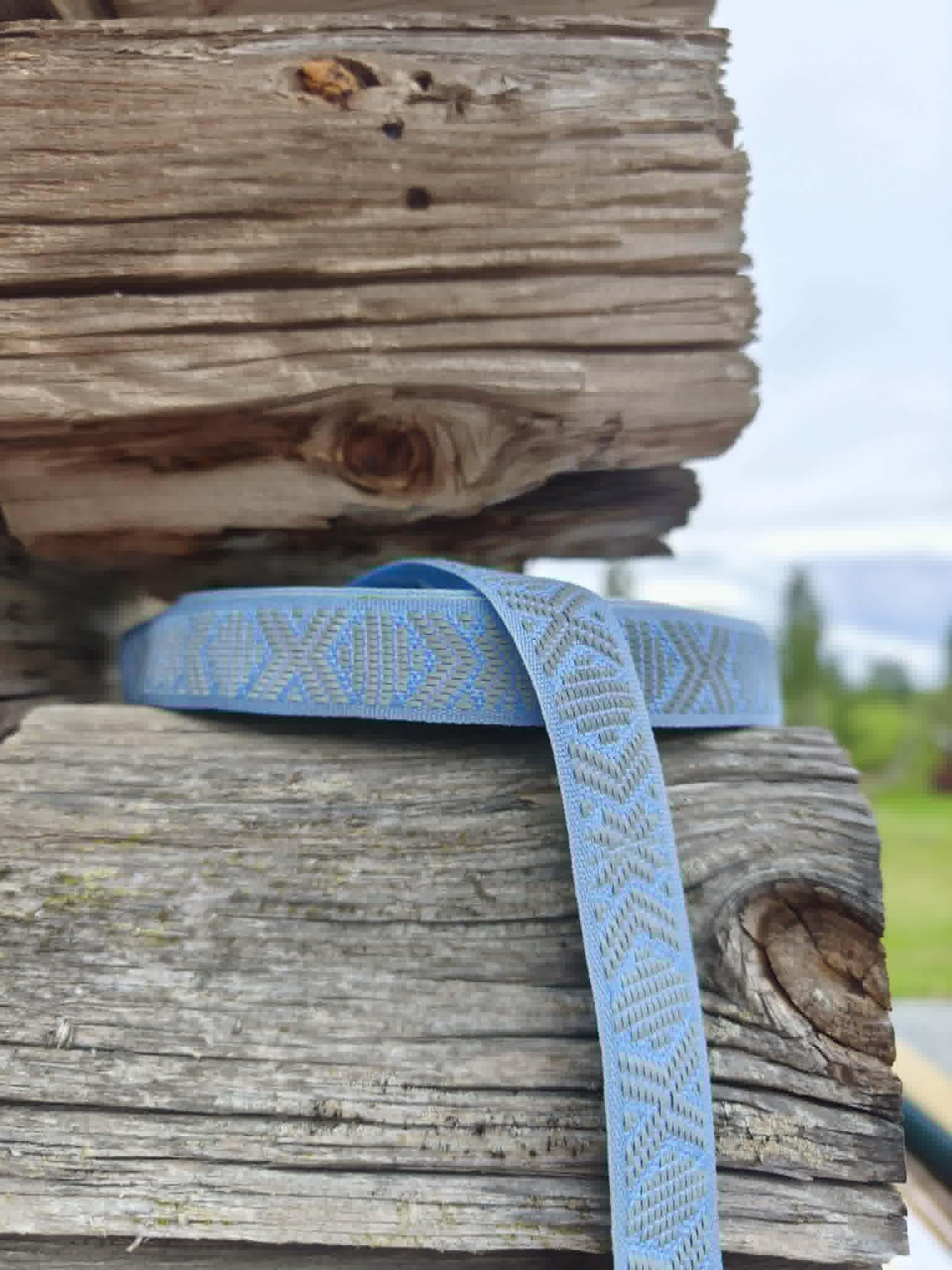 Reflexband Leksand Ljusblå
