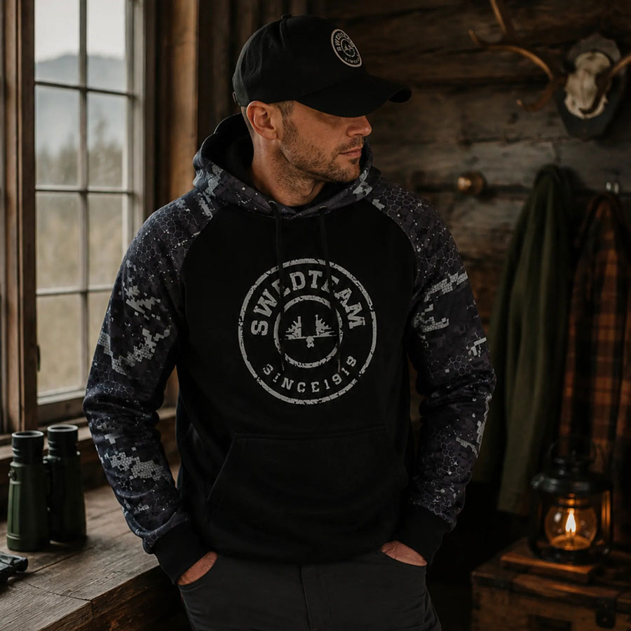 Swedteam Ridge Hoodie Sweater Desolve Blak - 4