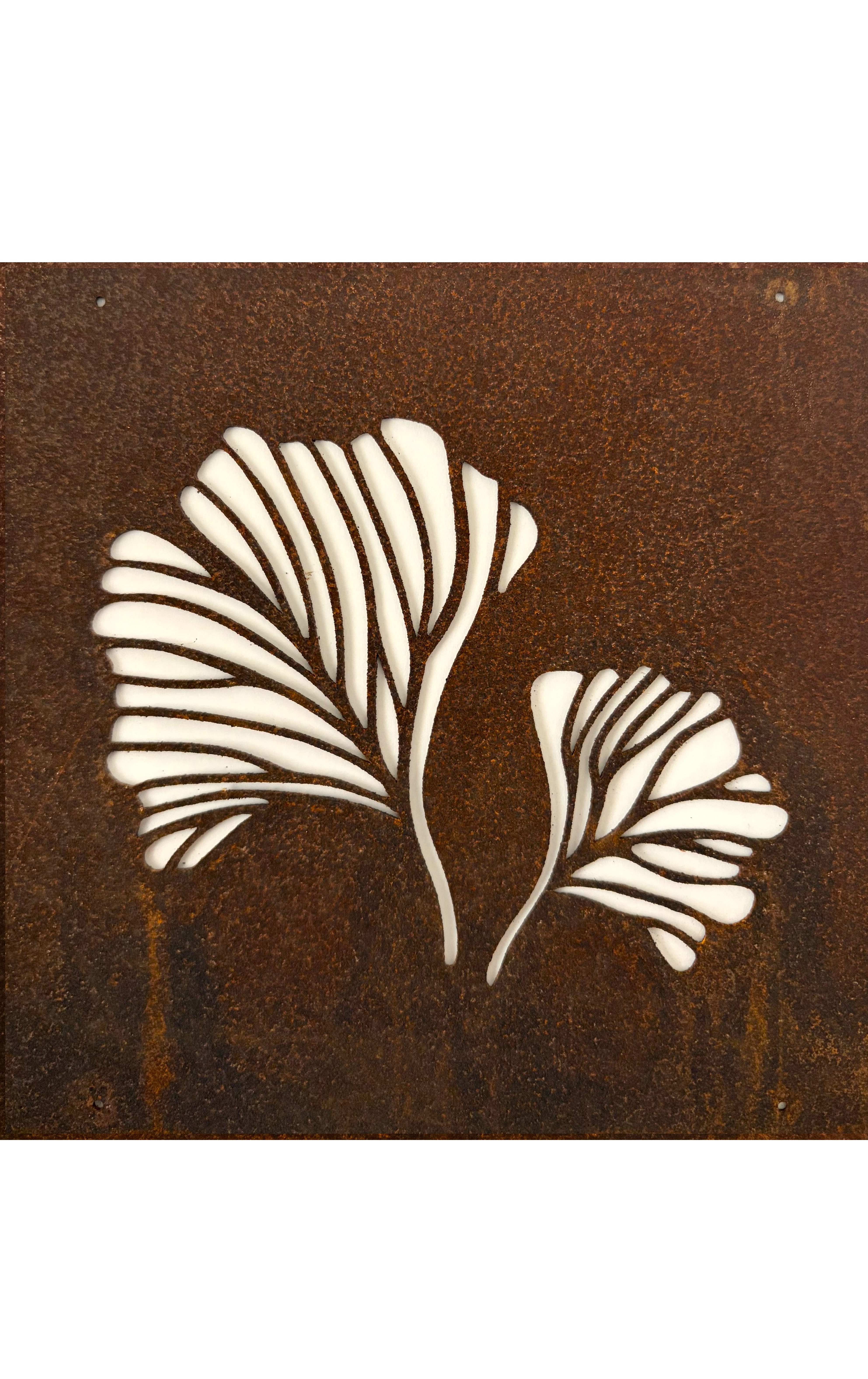 Ginko Leaf sign with steel wire for reinforcement mesh