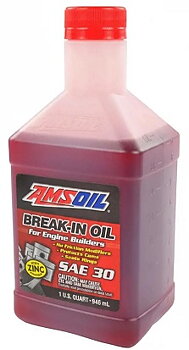 AMSOIL Inkörningsolja SAE 30 Brake in Oil För Ny och Nyrenoverade motorer  BRKQT