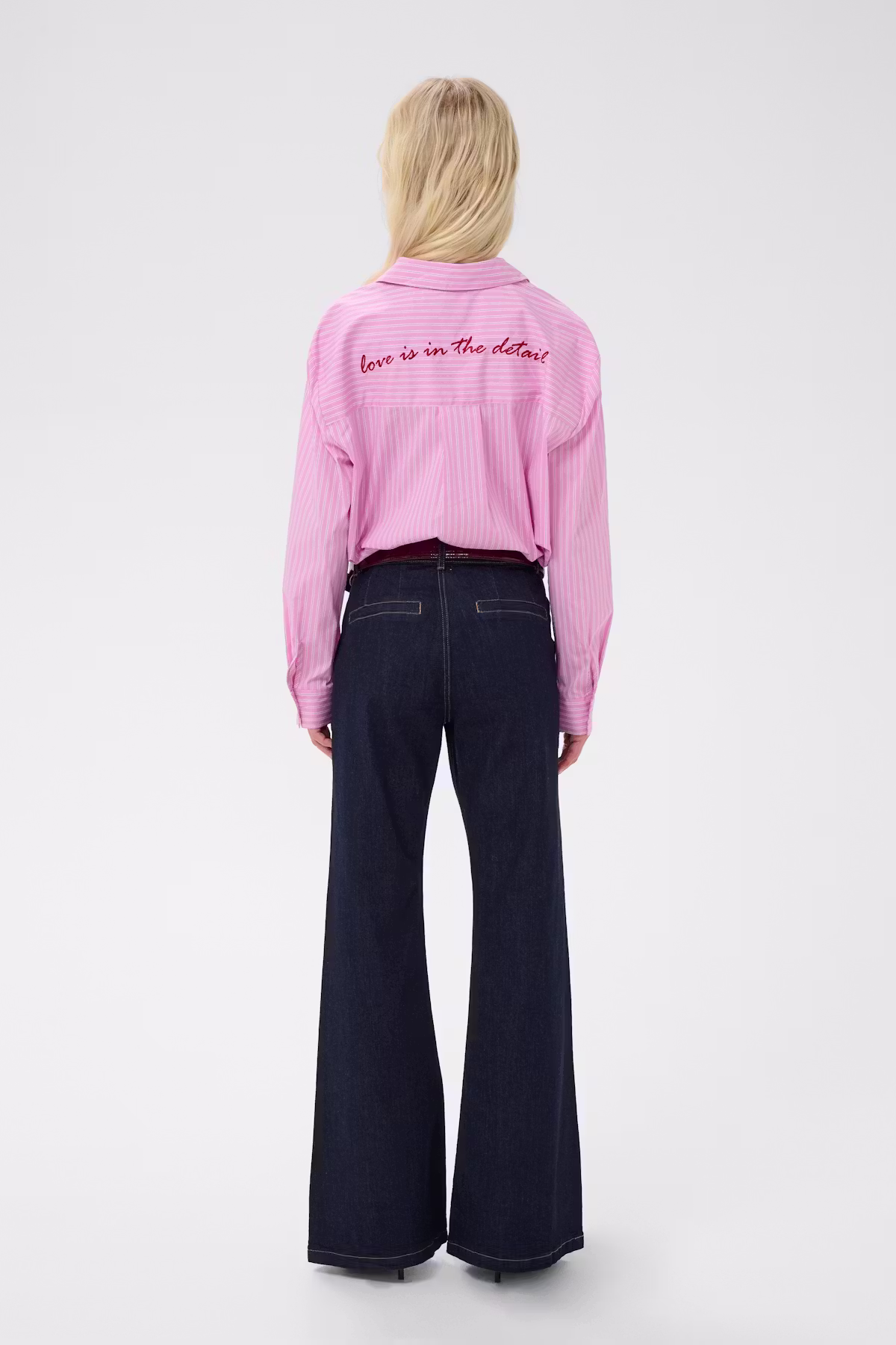 Ebony shirt pink stripe - 3