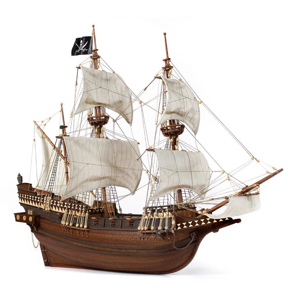 OcCre Buccaneer 1/100 Piratskepp 565mm med Färgset