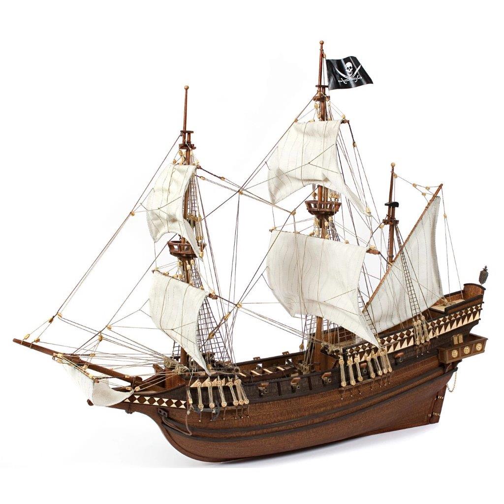 OcCre Buccaneer 1/100 Piratskepp 565mm med Färgset - 4