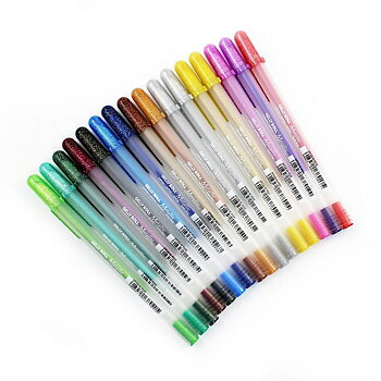 Sakura Metallic gelpennor 12-pack / Metallic Set 12 Gel Pens