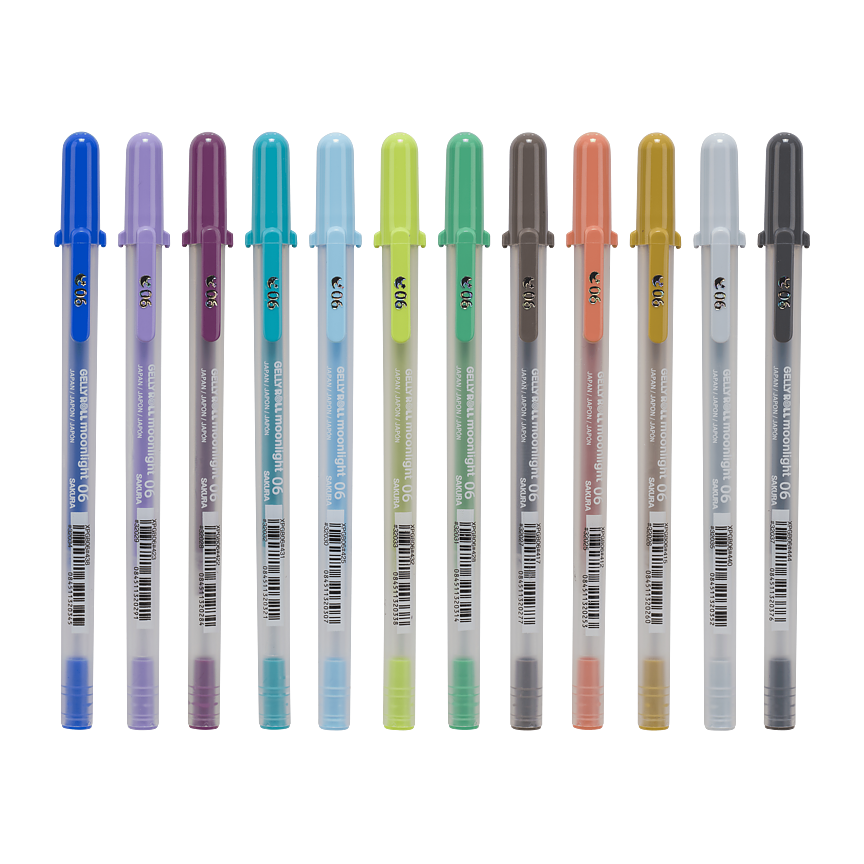 Sakura Gelly Roll Moonlight 06 Cosmos pennset 12-pack /Unique collection of 12 Gelly Rolls Moonlight 06 Cosmos - 2