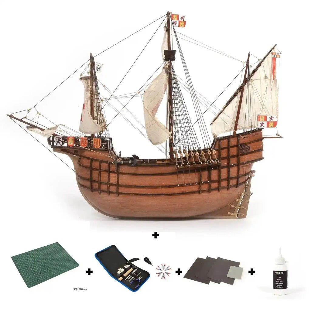 OcCre Santa Maria 1/50 Skepp 530mm med Startset
