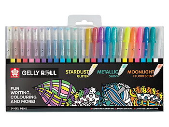 Sakura Gelly Roll mixat pennset 24-pack / Gelly Roll Mixed set 24