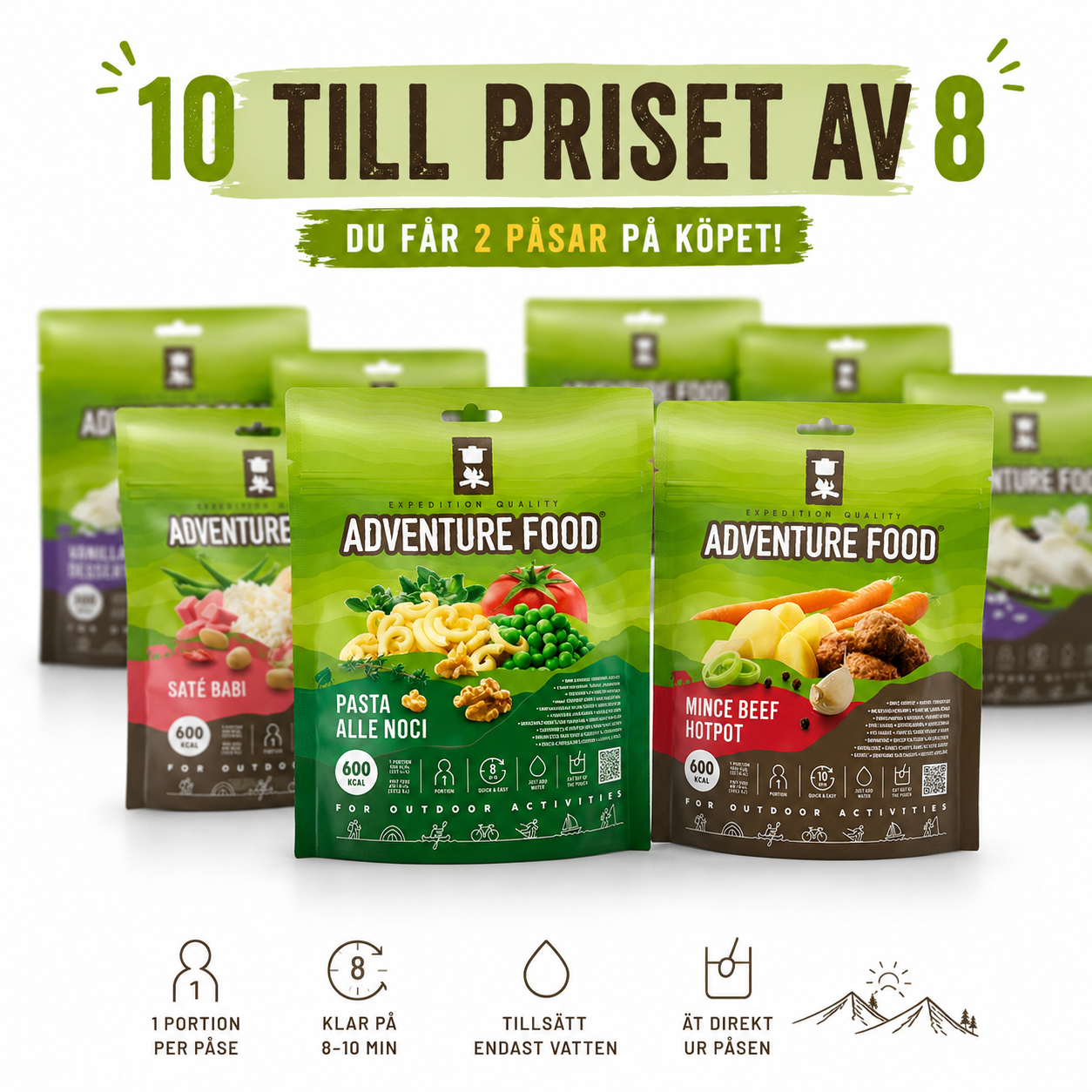 Adventure Food: 10 Favoriten – 8 bezahlen