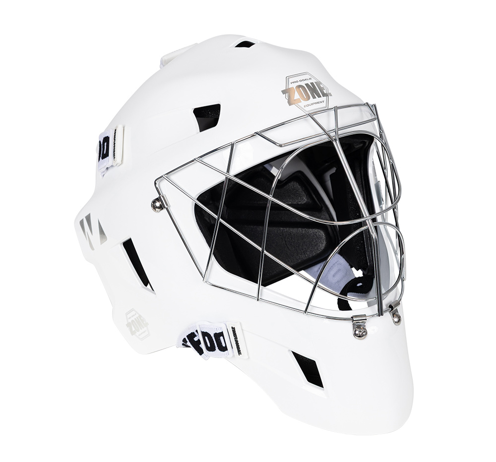 Zone Goalie Mask Upgrade Pro Cat Eye Cage white/silver