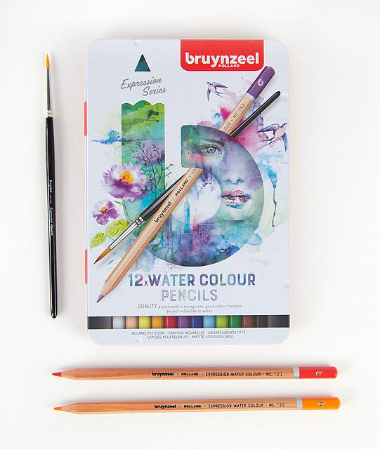 Bruynzeel Expression Aquarel 12 / Bruynzeel Expression akvarellpennor 12-pack - 3