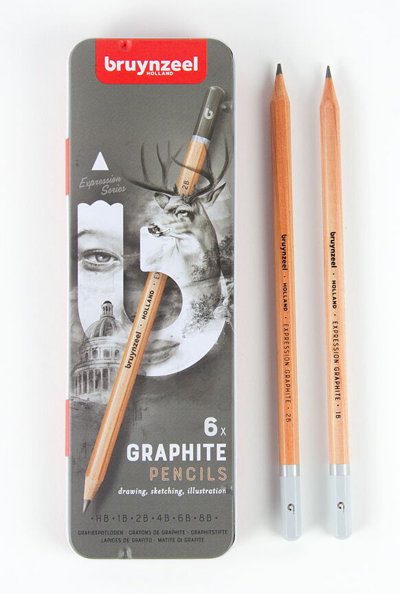 Bruynzeel Expression Graphite 6 / Bruynzeel Expression grafitpennor 6-pack