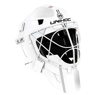 Unihoc Goalie Mask Alpha Prime Evolab white