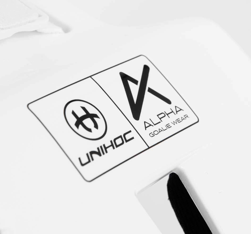 Unihoc Goalie Mask Alpha Prime Evolab white - 4