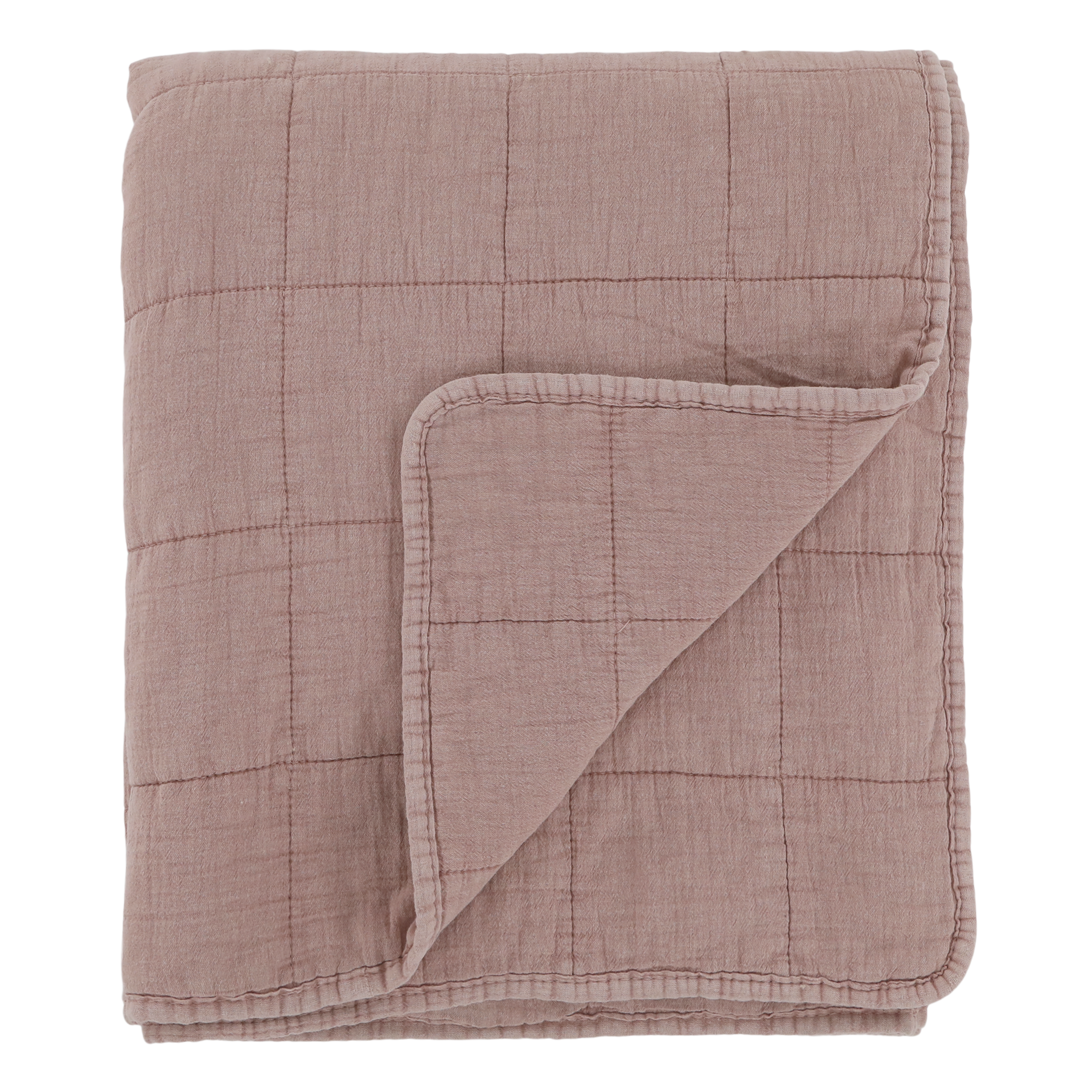 Pläd Taupe Quiltad 180x130cm 