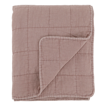 Pläd Taupe Quiltad 180x130cm 