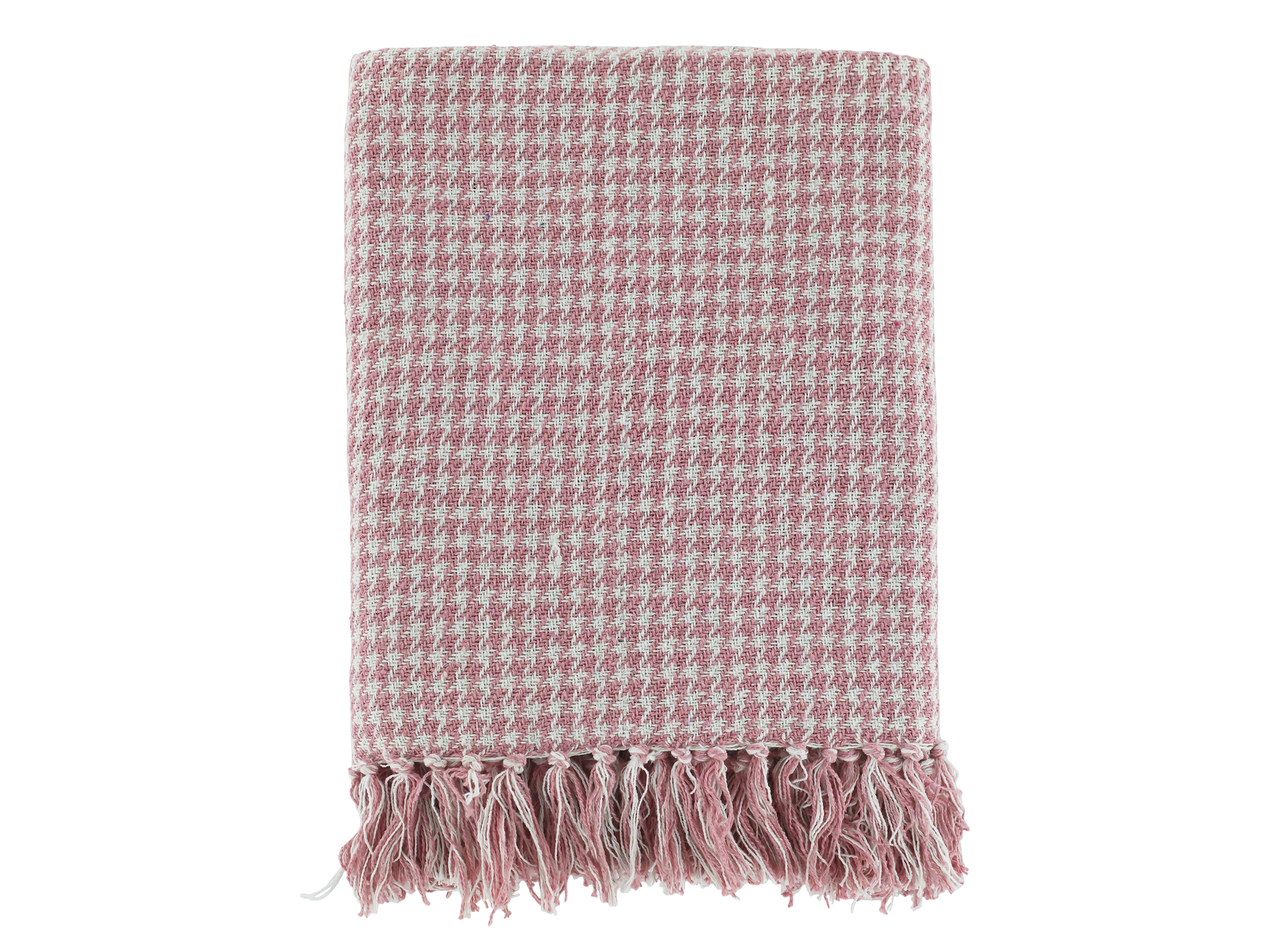 Pläd Stickad Raspberry 150x130cm 