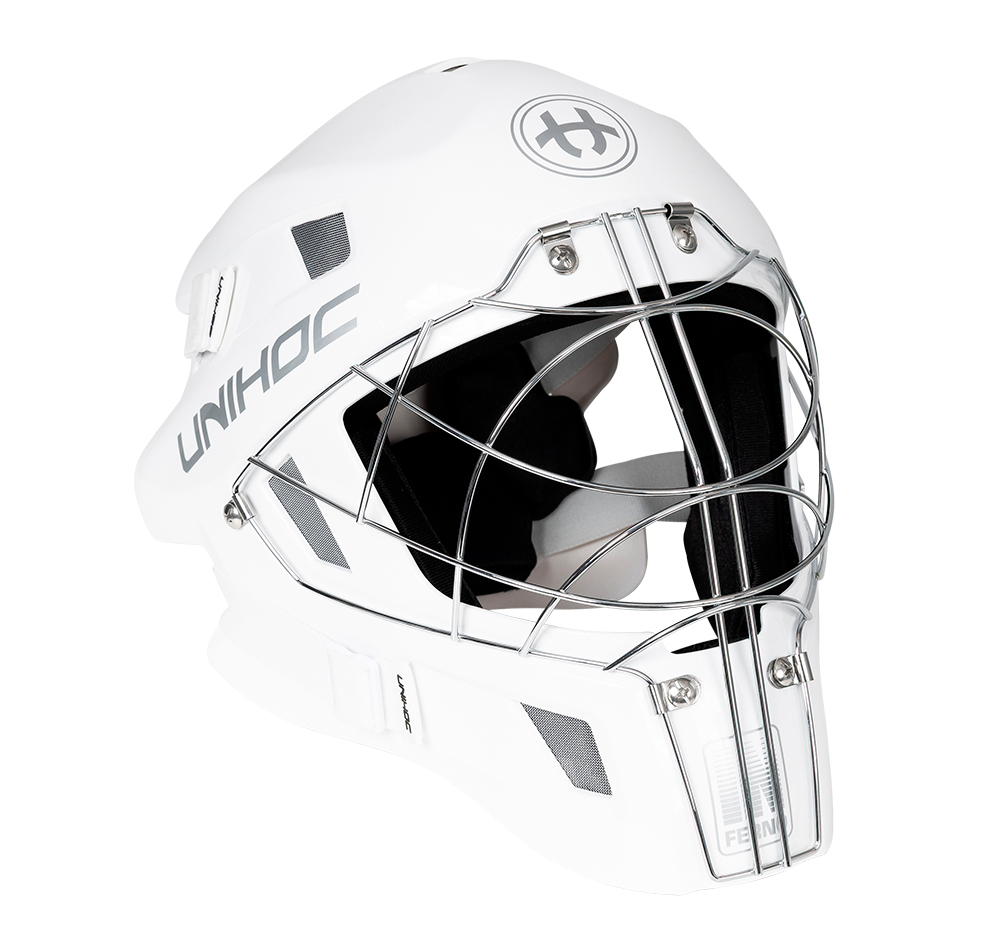 Unihoc Goalie Mask Inferno 66 white/black