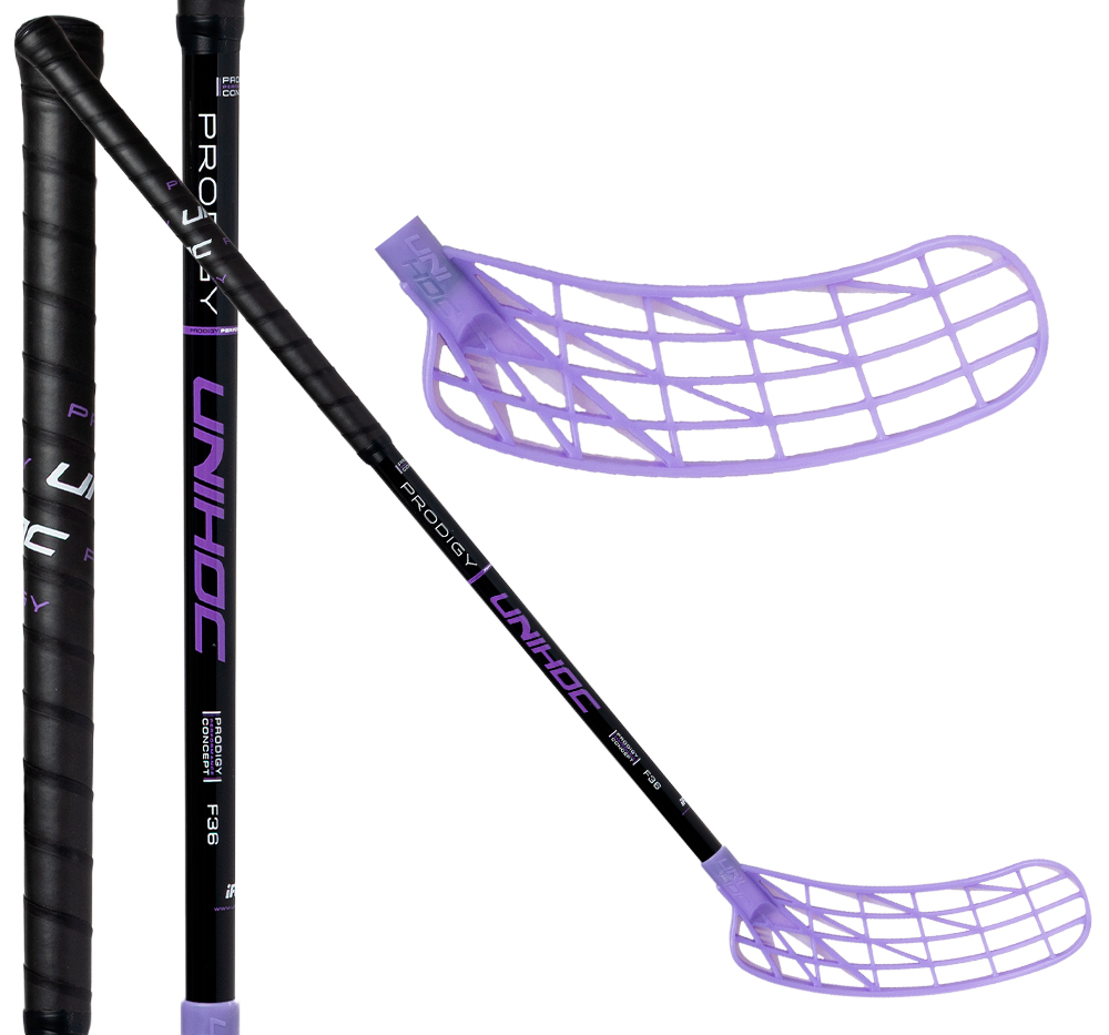 UNIHOC Unilite Prodigy FL 36 JR black/purple