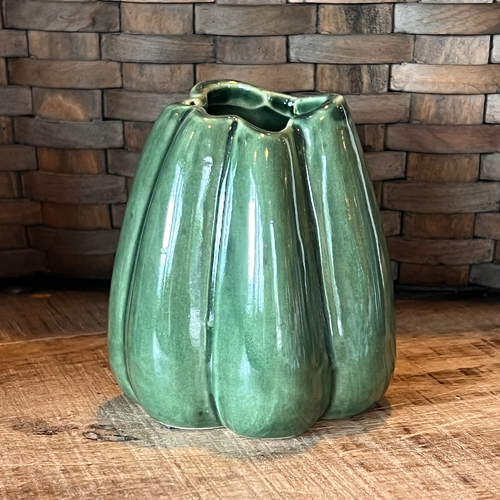Tulip Vas Emerald Green H:9cm