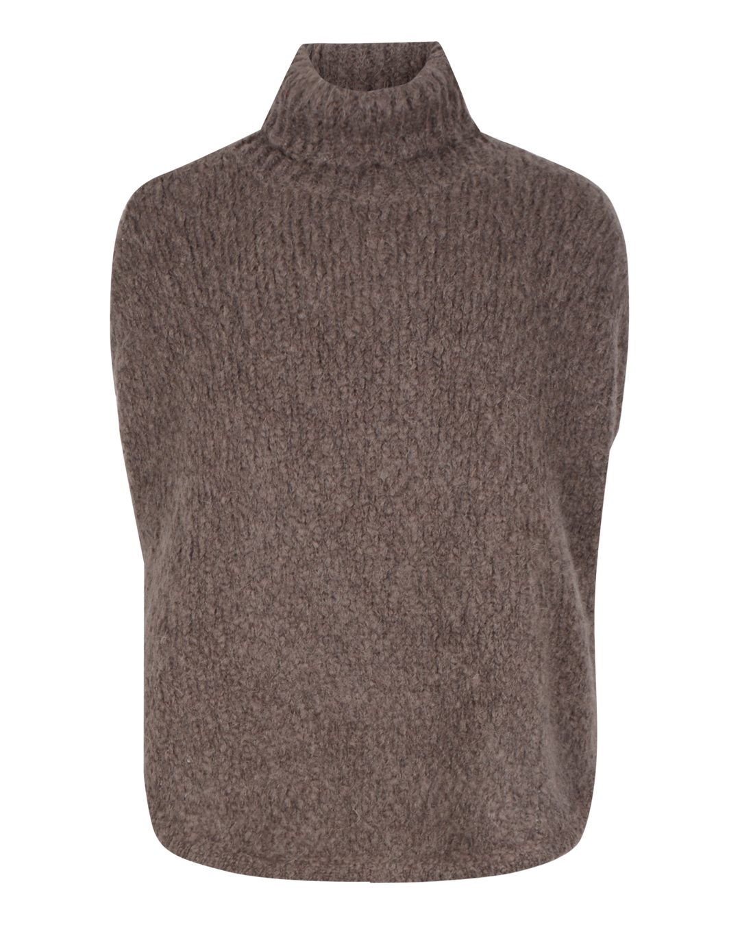 Poncho Paz med polo mörkbrun - 2