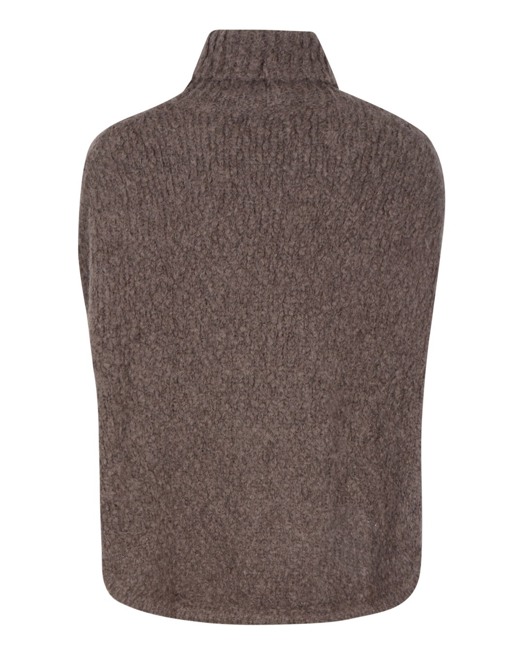 Poncho Paz med polo mörkbrun - 3