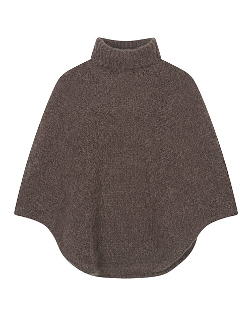 Poncho Paz med polo mörkbrun