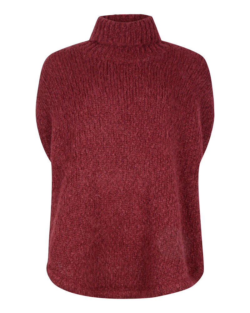 Poncho Paz med polo vinröd