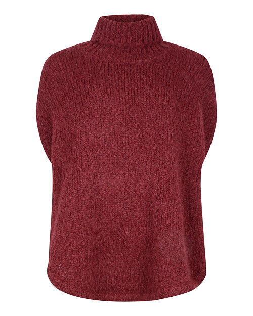 Poncho Paz med polo vinröd