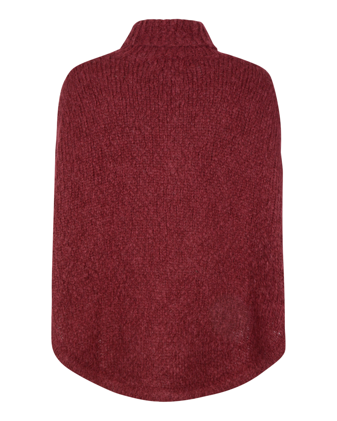 Poncho Paz med polo vinröd - 2